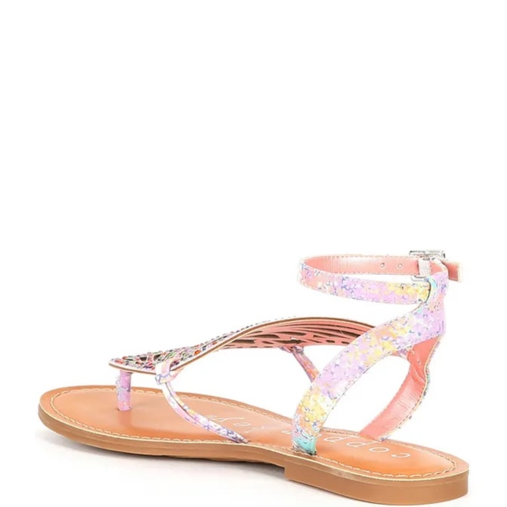 Copper Key
Flutter Rainbow Rhinestone Embellished Butterfly Sandals - Picture 7 of 9